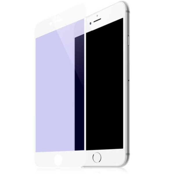 Tempered Glass WK for i7 3D Curved Edge +TPU Case WTP002 White